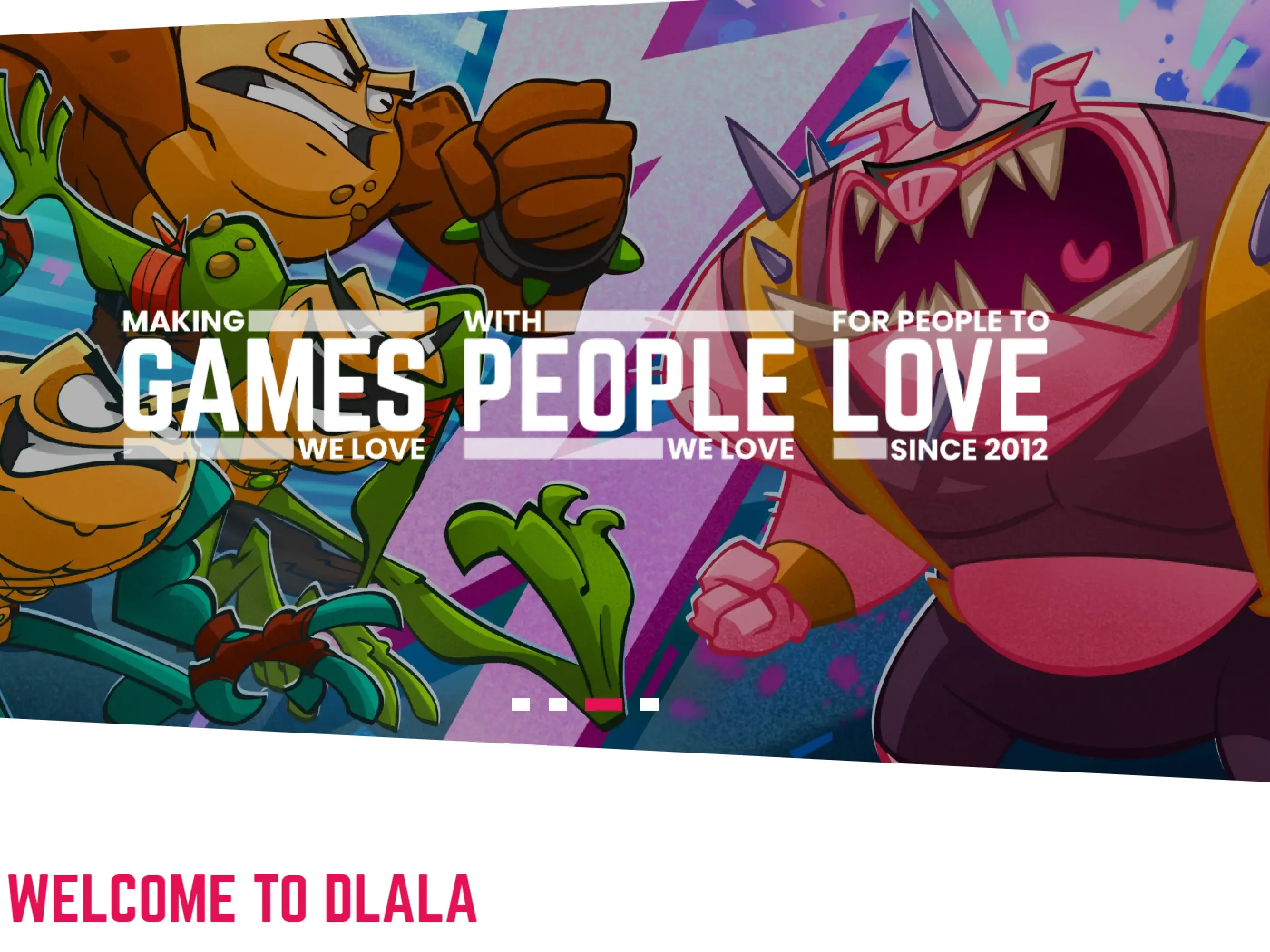 Dlala Studios website preview