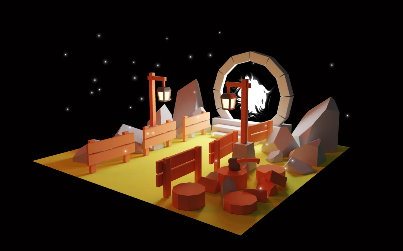 Portal Scene 3D experience preview